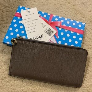 Yaluxe Slim Long Snap Wallet